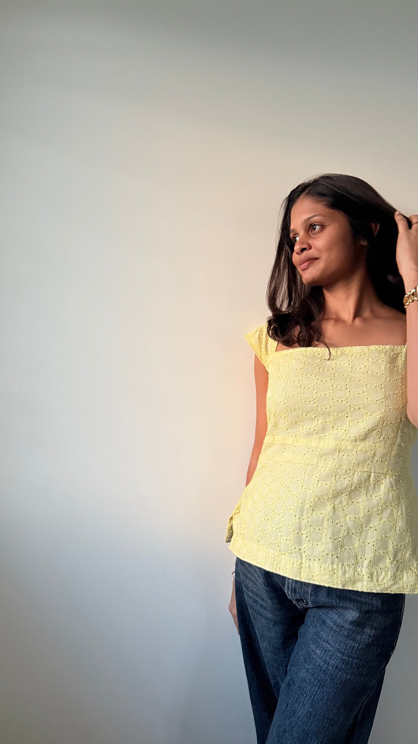 Butter Bloom Peplum Top